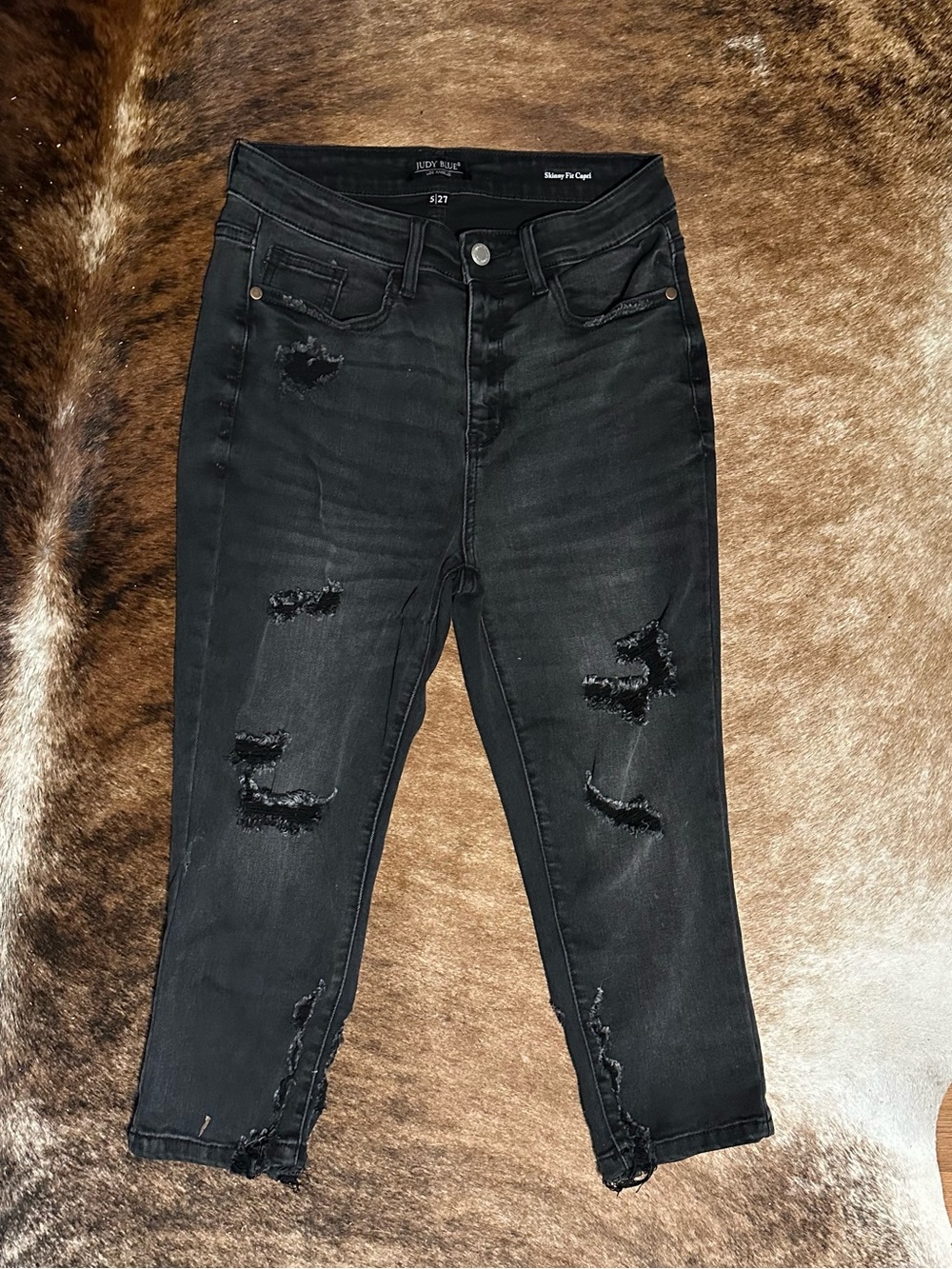 Judy Blue Women's Skinny Fit Capri Jeans - Size 5/27